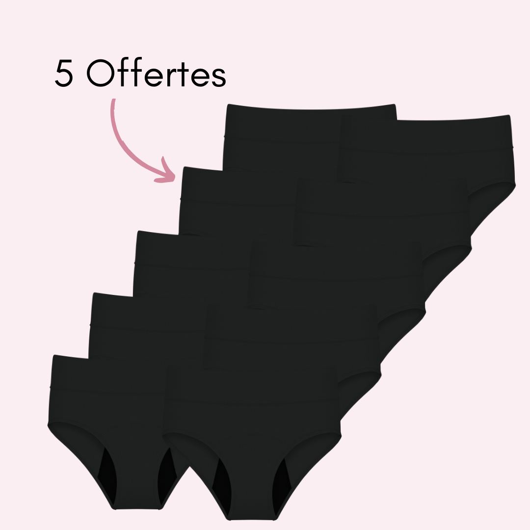 Culotte Menstruelle Respirante Céleste