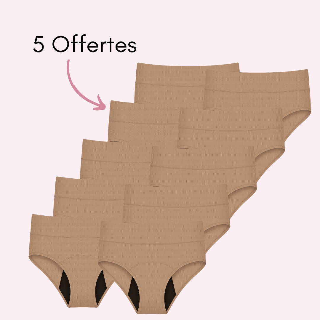 Culotte Menstruelle Respirante Céleste