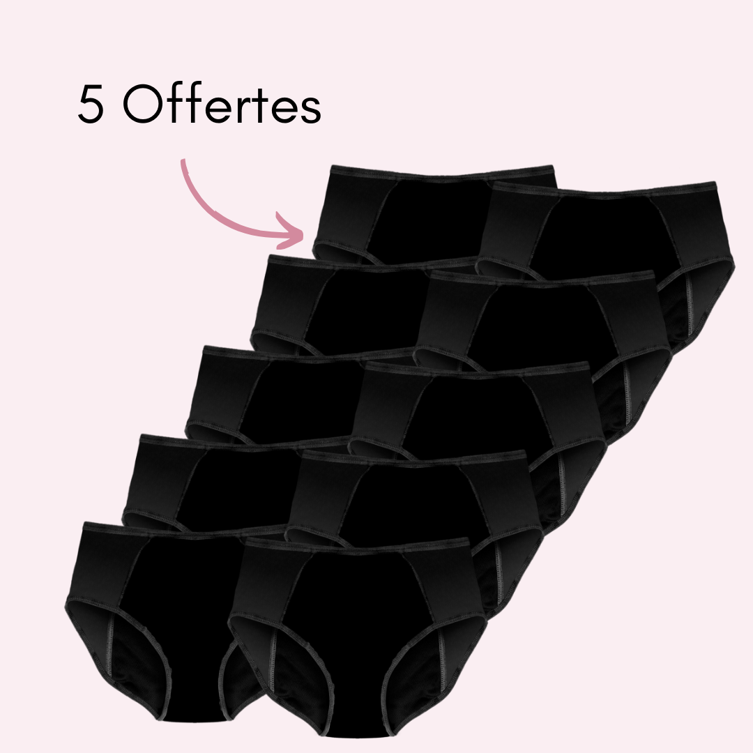 Culotte Menstruelle gainante Clara (taille haute)