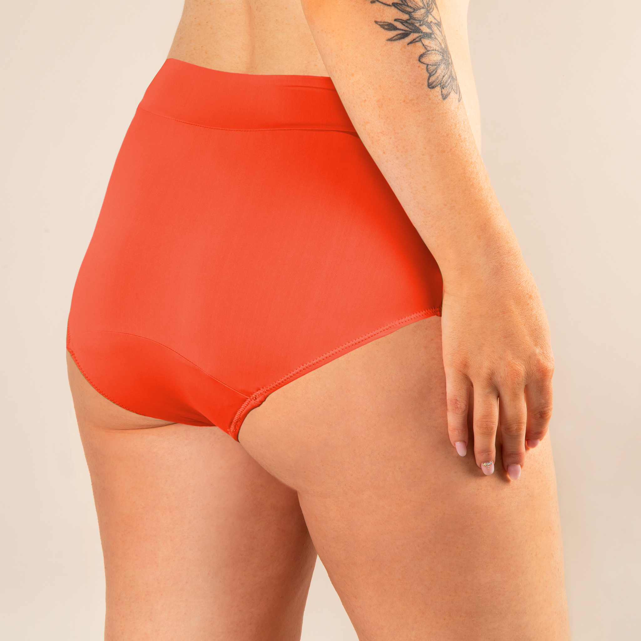 High-waisted period swimsuit Eléonore