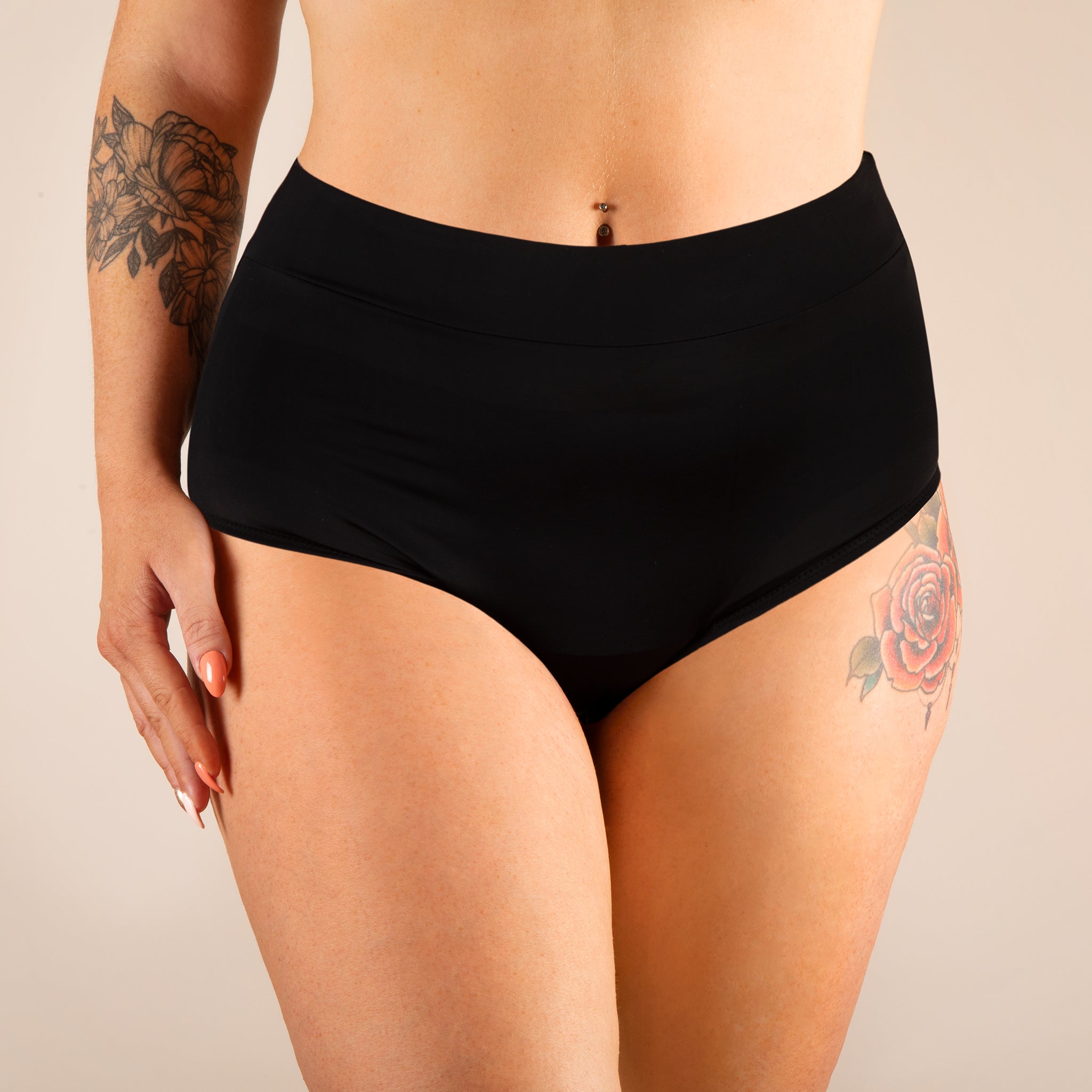 High-waisted period swimsuit Eléonore