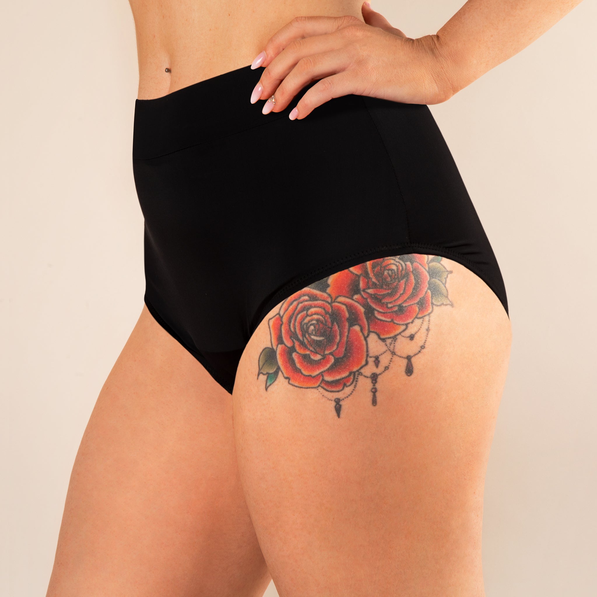 High-waisted period swimsuit Eléonore
