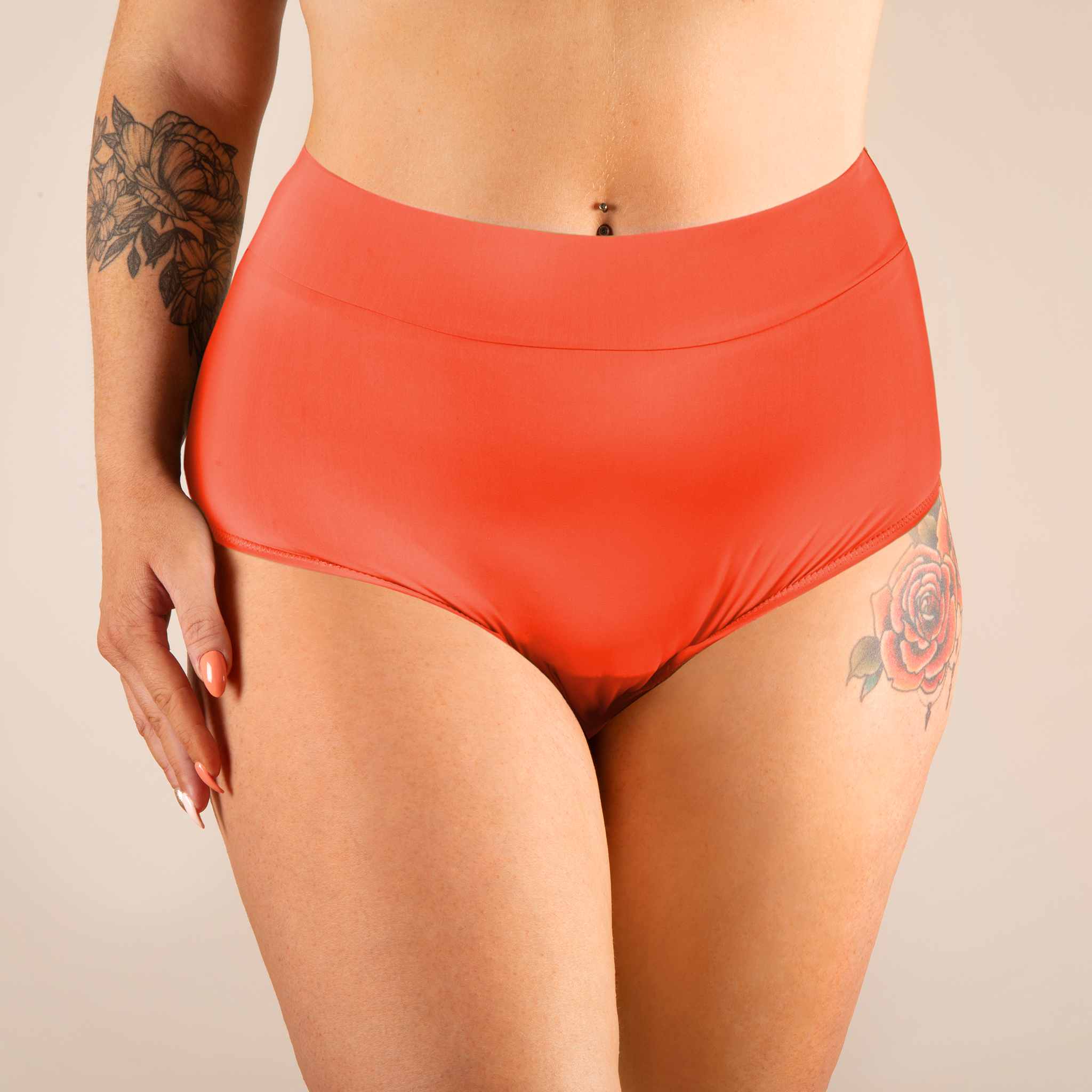 High-waisted period swimsuit Eléonore