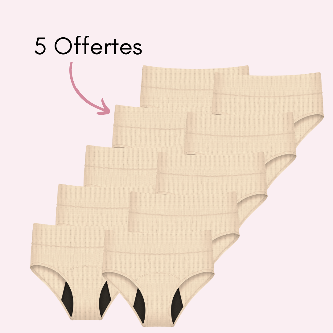 Culotte Menstruelle Respirante Céleste