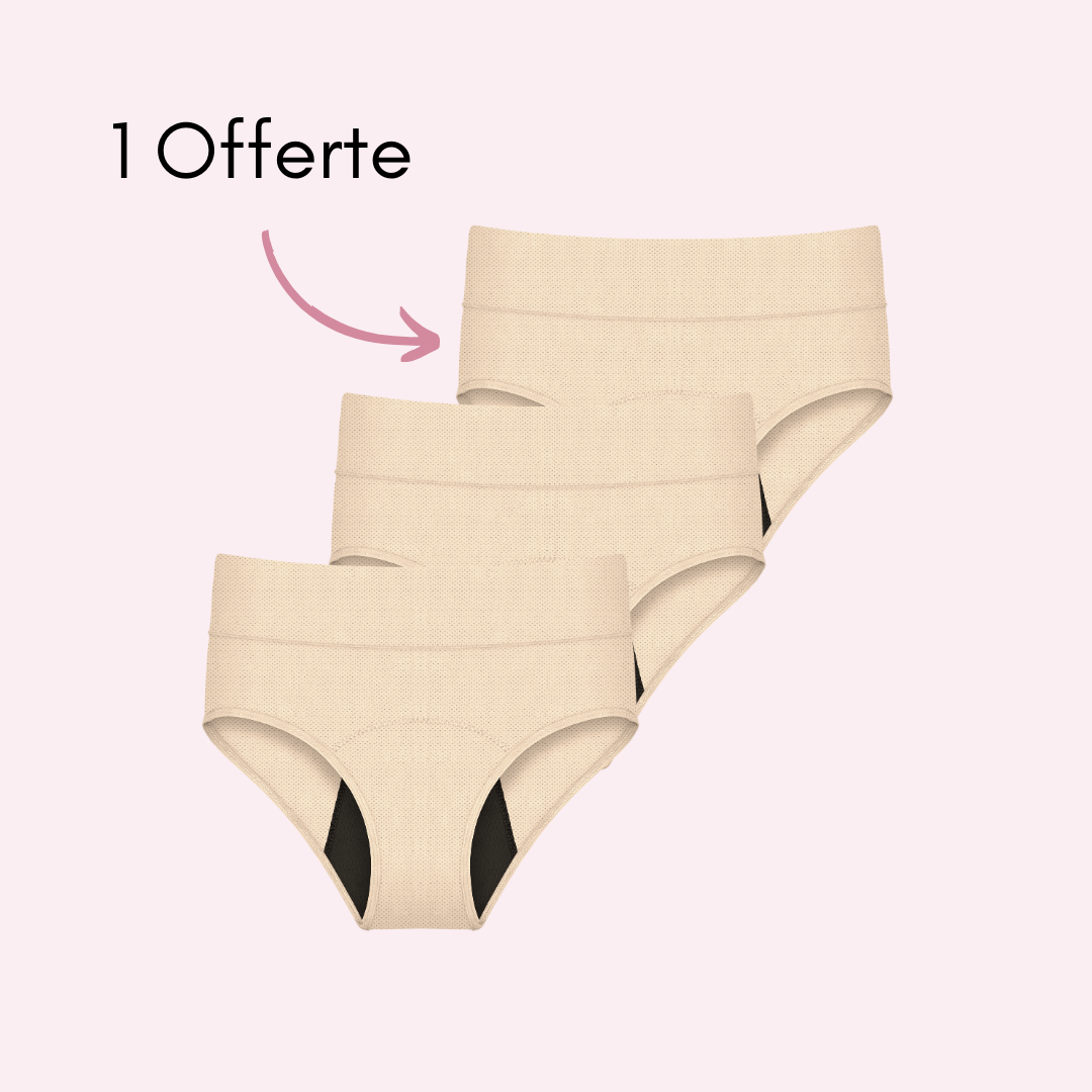 Culotte Menstruelle Respirante Céleste