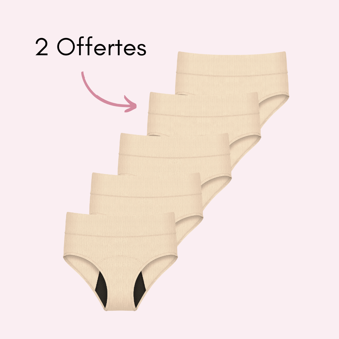 Culotte Menstruelle Respirante Céleste