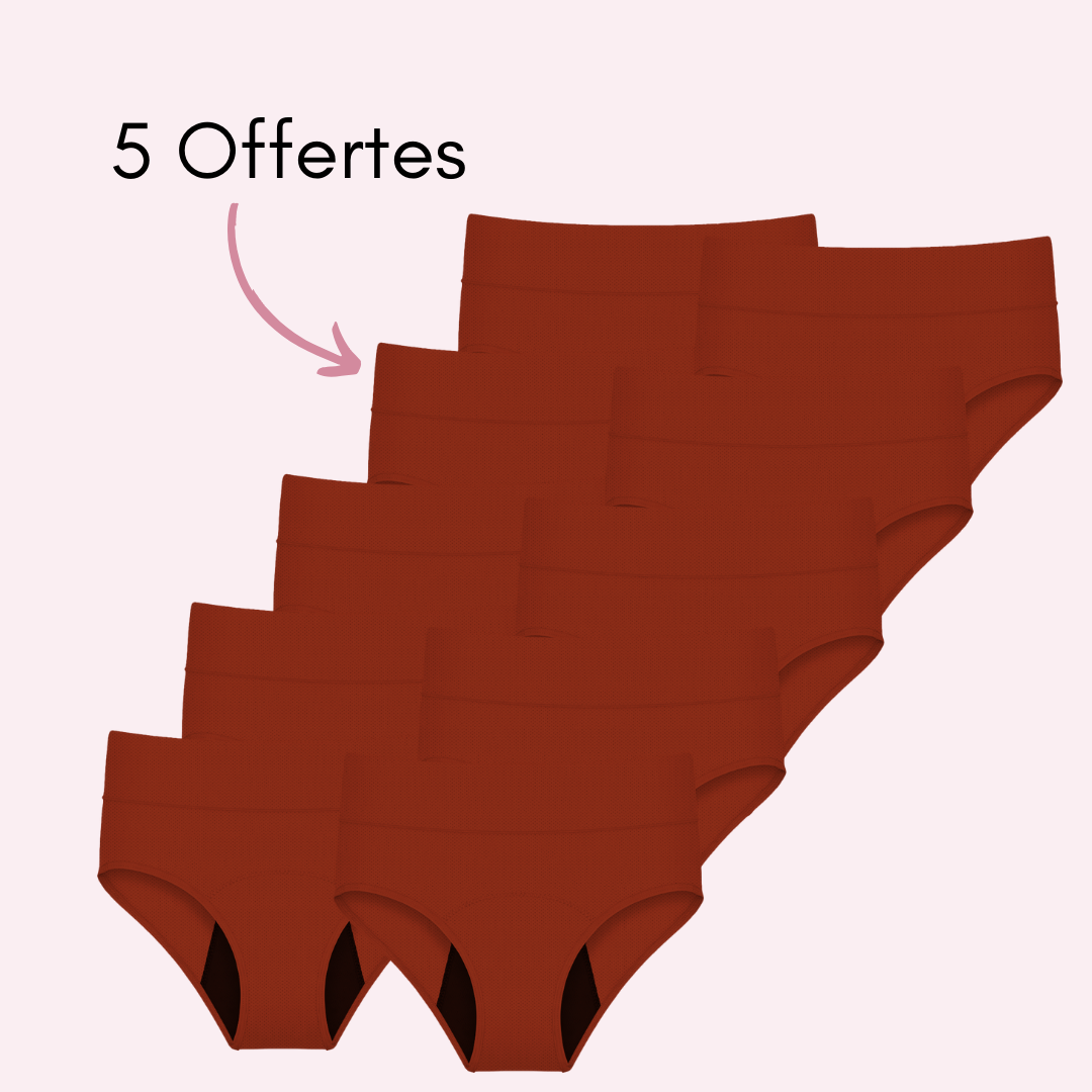 Culotte Menstruelle Respirante Céleste
