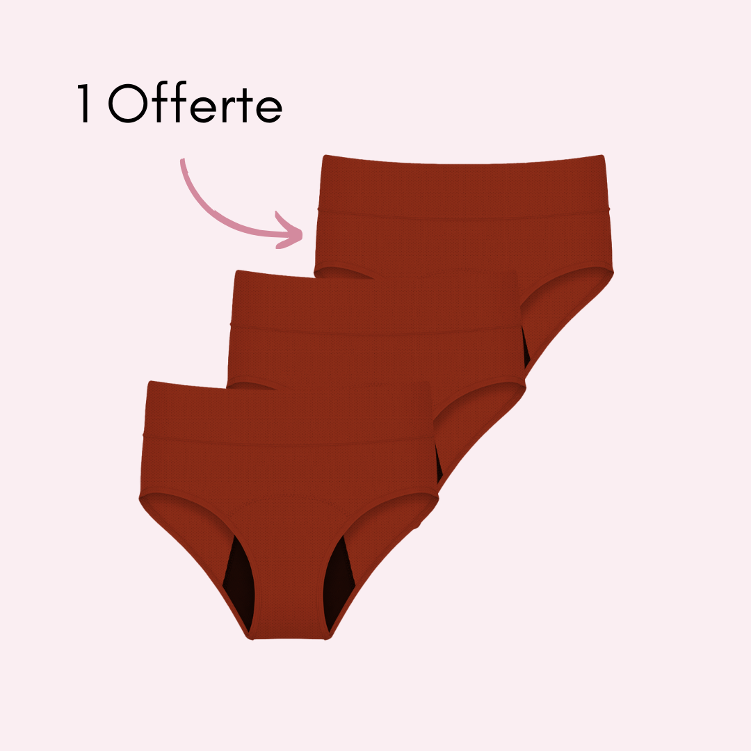 Culotte Menstruelle Respirante Céleste