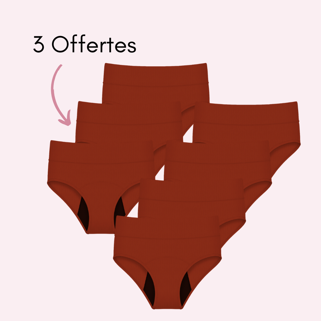 Culotte Menstruelle Respirante Céleste