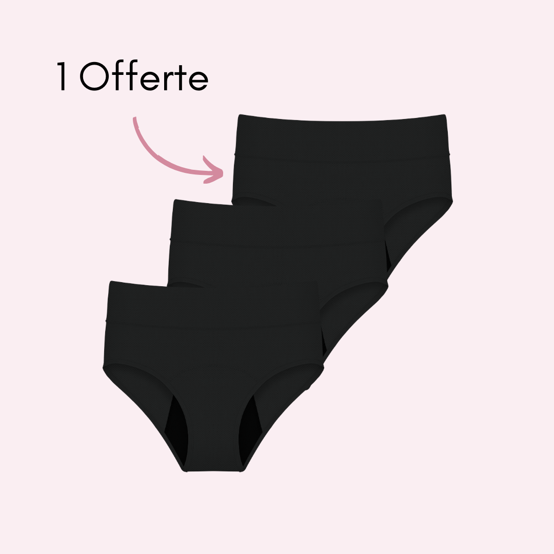 Culotte Menstruelle Respirante Céleste