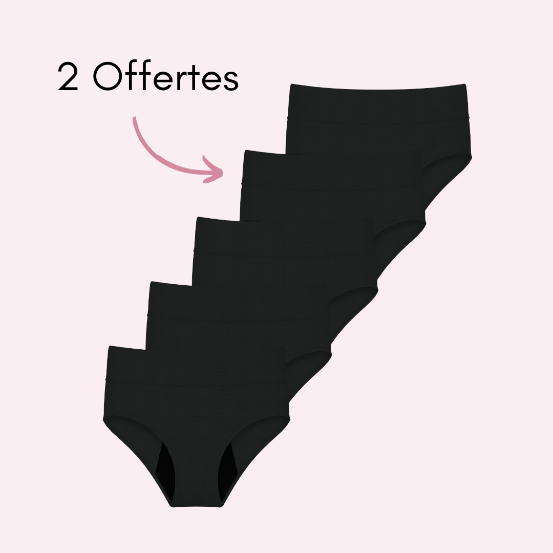 Culotte Menstruelle Respirante Céleste