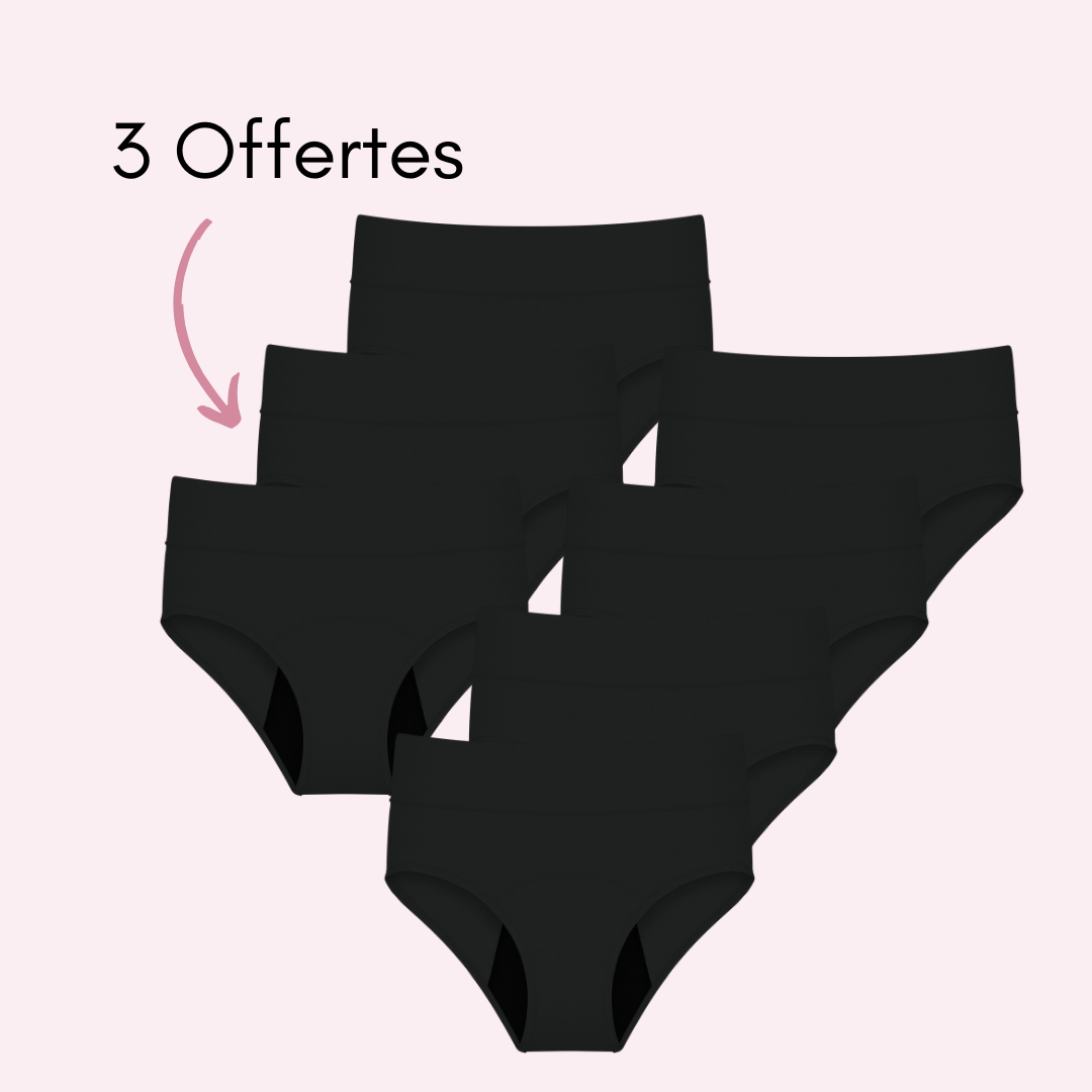 Culotte Menstruelle Respirante Céleste