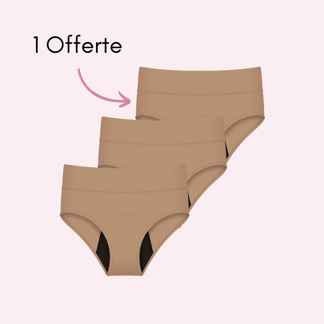 Culotte Menstruelle Respirante Céleste