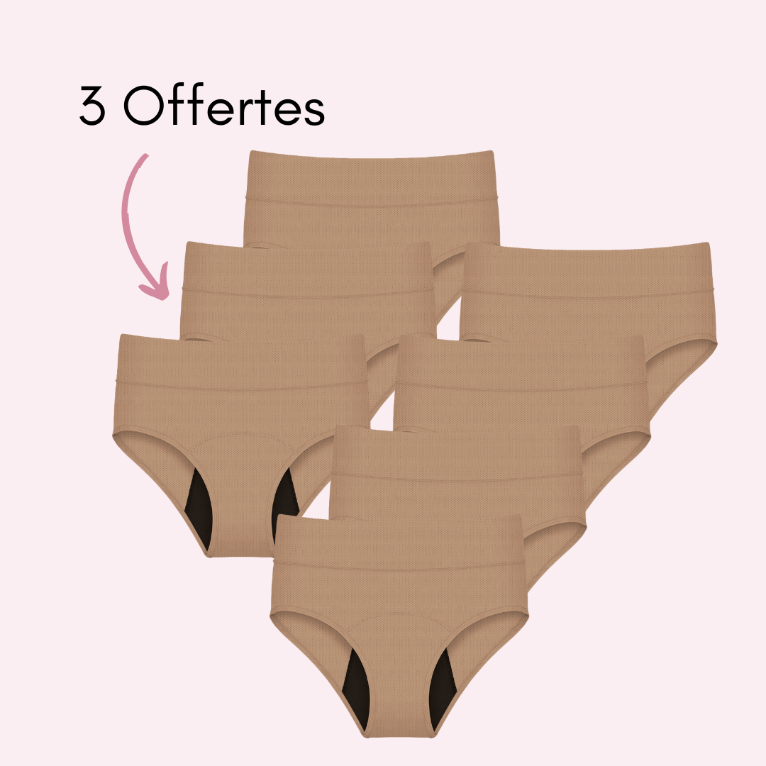 Culotte Menstruelle Respirante Céleste