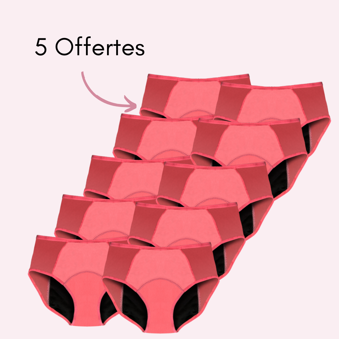 Culotte Menstruelle gainante Clara (taille haute)