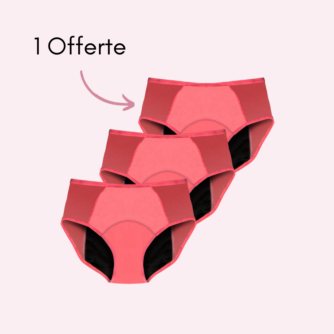 Culotte Menstruelle gainante Clara (taille haute)