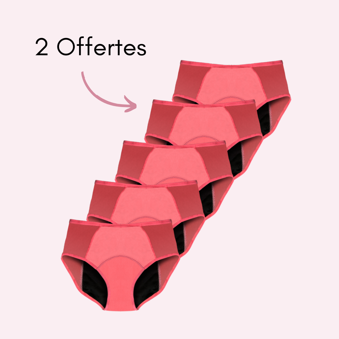 Culotte Menstruelle gainante Clara (taille haute)