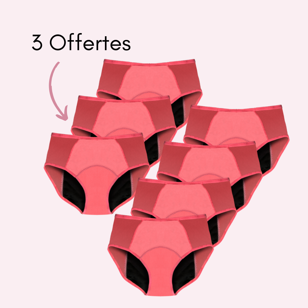 Culotte Menstruelle gainante Clara (taille haute)